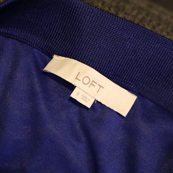 Loft Chevron Knit Midi Skirt Sz S - Picture 3 of 6